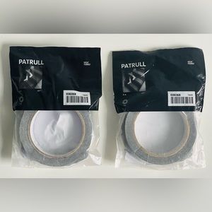 IKEA Patrull Adhesive Black Grip Tape sandpaper surface stairs floors (set of 2)